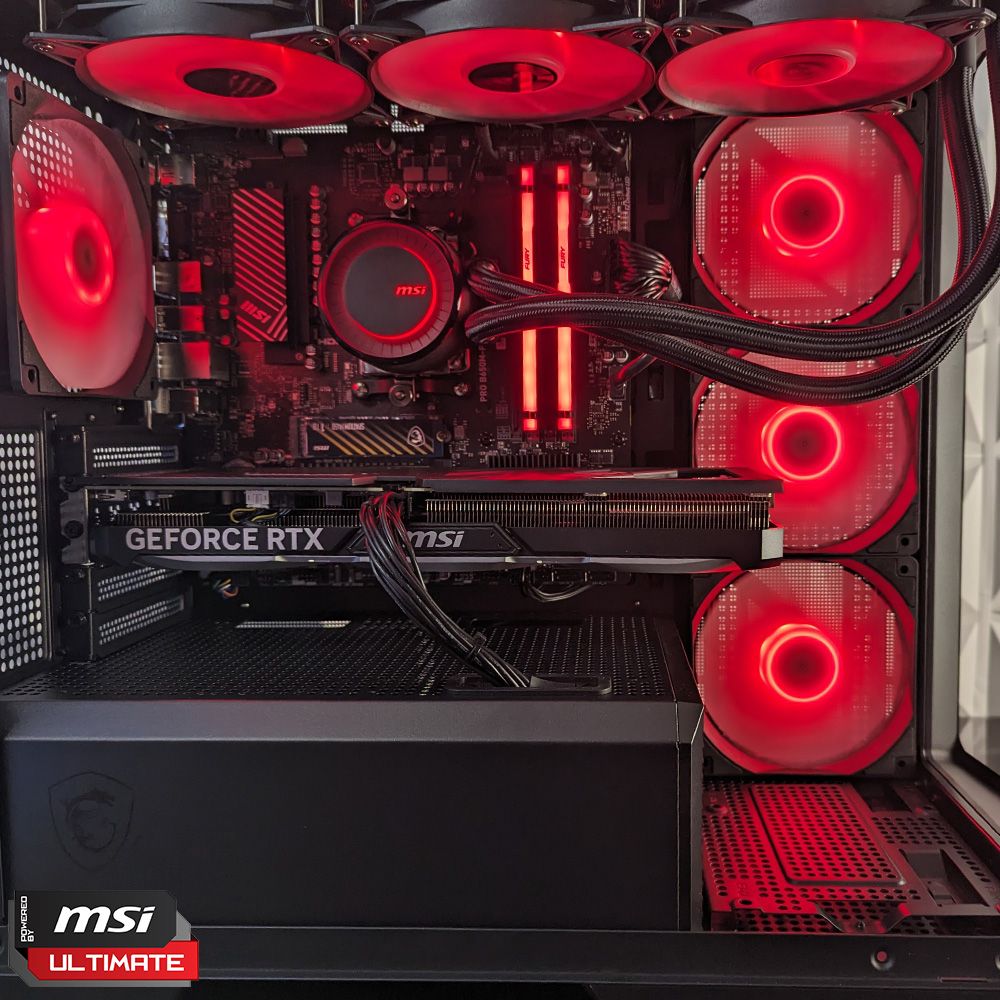 Ares Elite pc gaming msi pano boitier aquarium