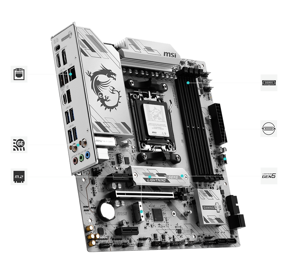MSI B850M GAMING PLUS WIFI6E