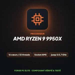 AMD Ryzen 9 9950X – Processeur – Forge PC Elite