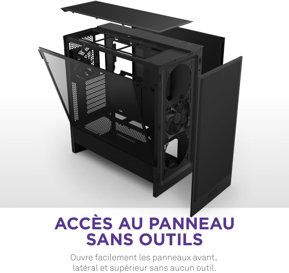 le forge striker nzxt h5 flow panneaux