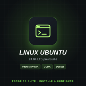 Linux Ubuntu 24.04 LTS préinstallé avec pilotes NVIDIA, CUDA et Docker