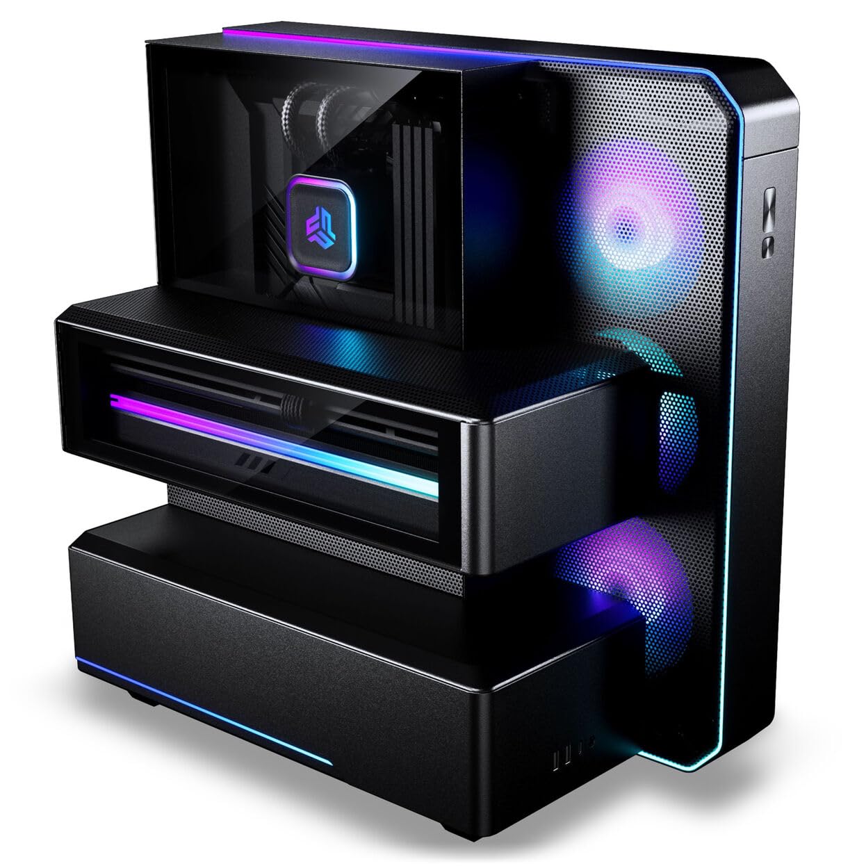 Boîtier Phanteks EX5 PLUS noir avec AIO 360 mm