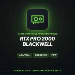 RTX PRO 2000 Blackwell – Carte graphique professionnelle – Forge PC Elite